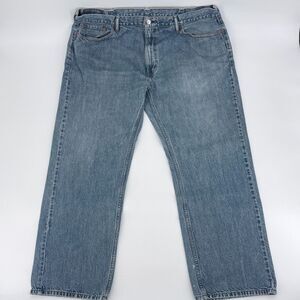 Levi’s 559 Relaxed Straight Jeans 44x32 Blue Denim Worn Look